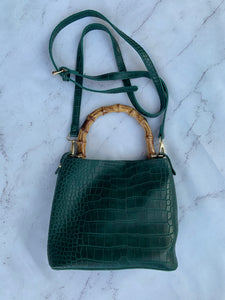 Abigail Handbag - Hunter Green