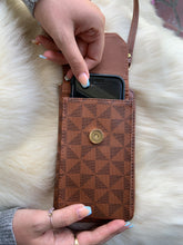 Aidy - Cognac - Wallet on a Strap