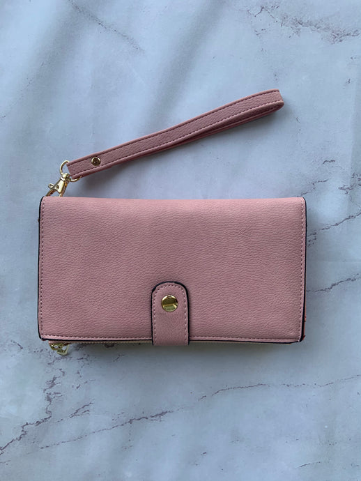 Daphne -Pink - Wristlet Wallet