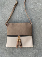 Mia Handbag -Tan/Cream