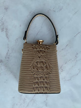 Tiffany Handbag - Snakeskin Brown