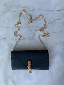 Dahlia - Black - Wallet on a Chain