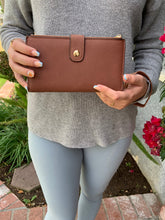 Daphne - Cognac - Wristlet Wallet