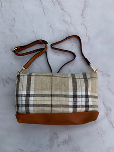 Annie Handbag - Duo - Tan Plaid