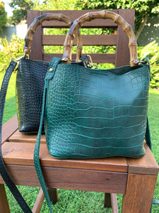 Abigail Handbag - Hunter Green