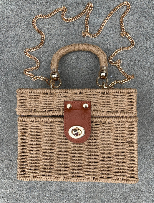 Olivia Handbag - Tan/Natural