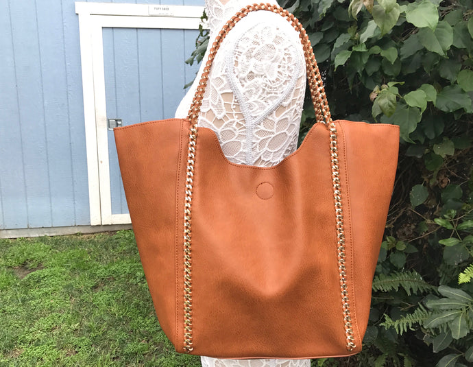 Chantal Handbag - Tan